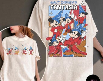 Disney Mickey Sorcerer Some imagination huh Shirt, Walt Disney Fantasia Mickey Shirt, Fantasia Mickey Tee, Disneyland Trip