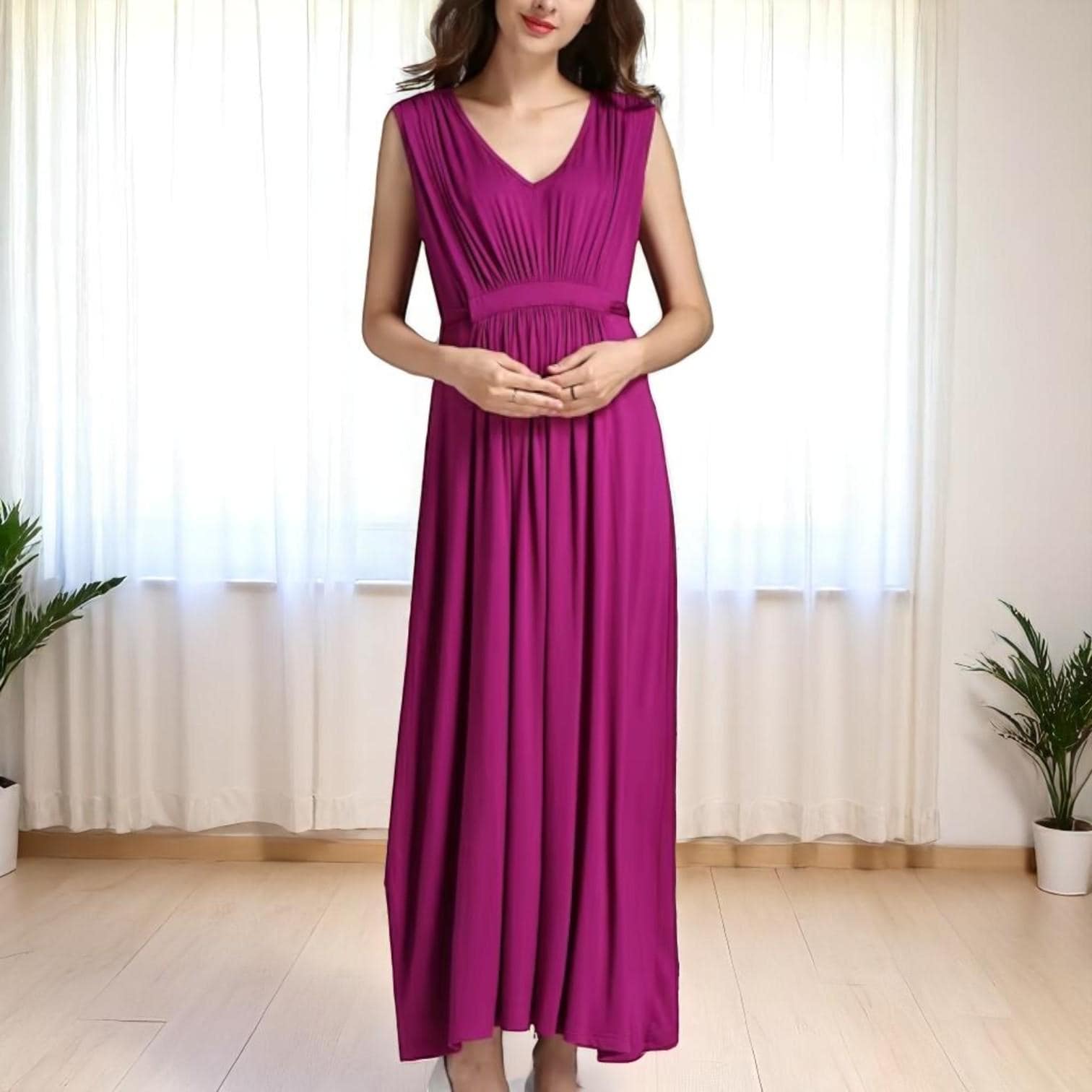 cameo dessy bridesmaid dresses HATCH Collection The Softest Rib Nursing Tank Dress in Black main image 1
