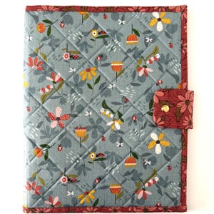 Kreuzstich Projektmappe: Love Bugs Stoff, 5 Innentaschen, Vaterländische Mappe