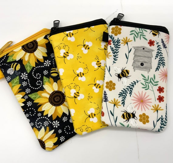 Sunglass Case Padded Eyeglass Pouch Cotton Zipper Eyewear Etsy