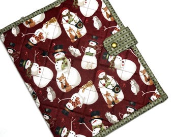 Cross Stitch Project Folder, 11x9, 4 Pocket Folder, Northern Christmas