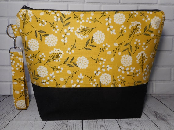 Knitting Project Bag, Crochet Project Bag, Large Project Bag - Main Image