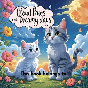 Pattes nuageuses et jours de rêve – Livre fantaisiste à imprimer pour enfants | Imagination et histoire de la nature pour les enfants | Cadeau pour l'heure du coucher ou pour la maternelle