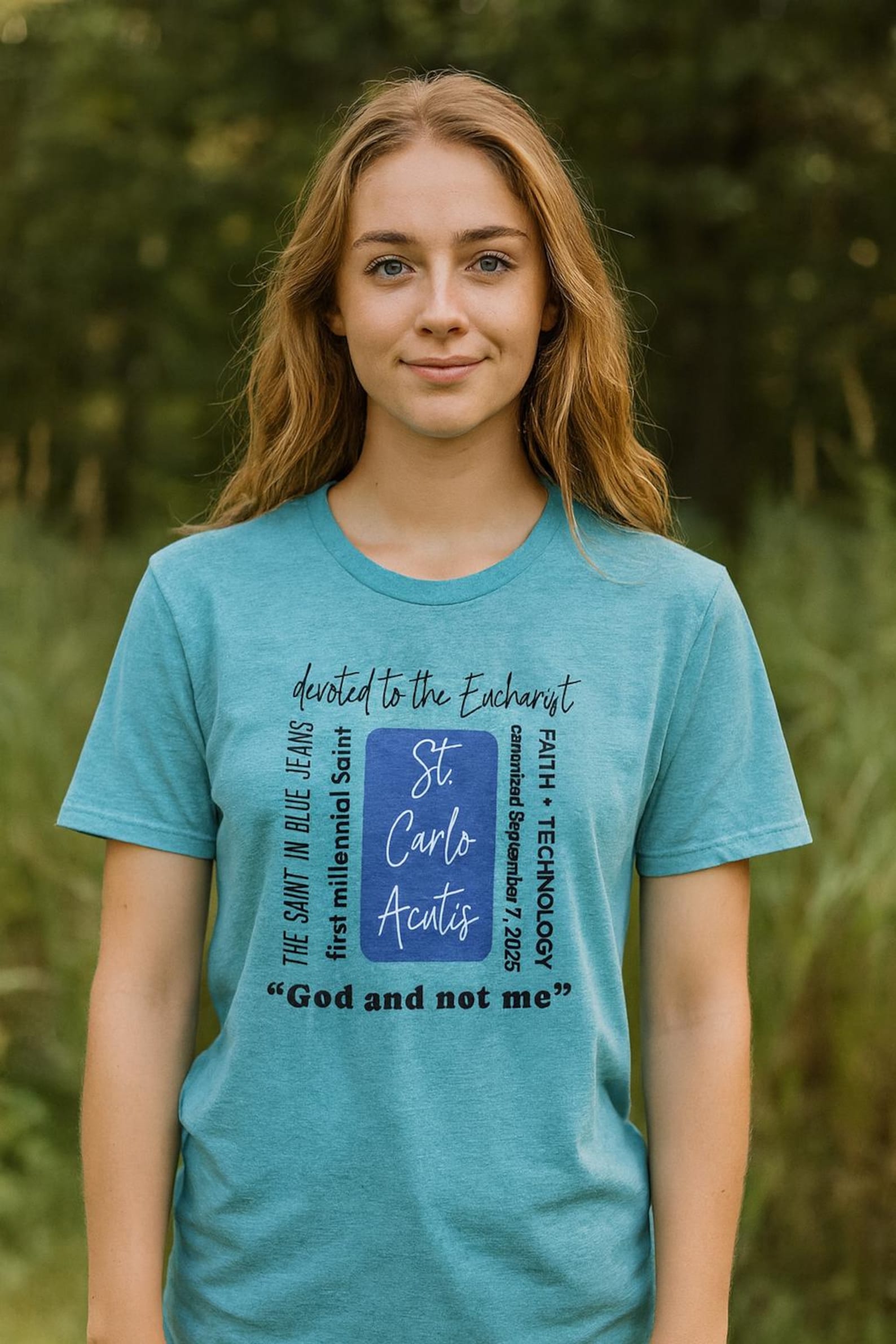 All about St Carlo Acutis Tee