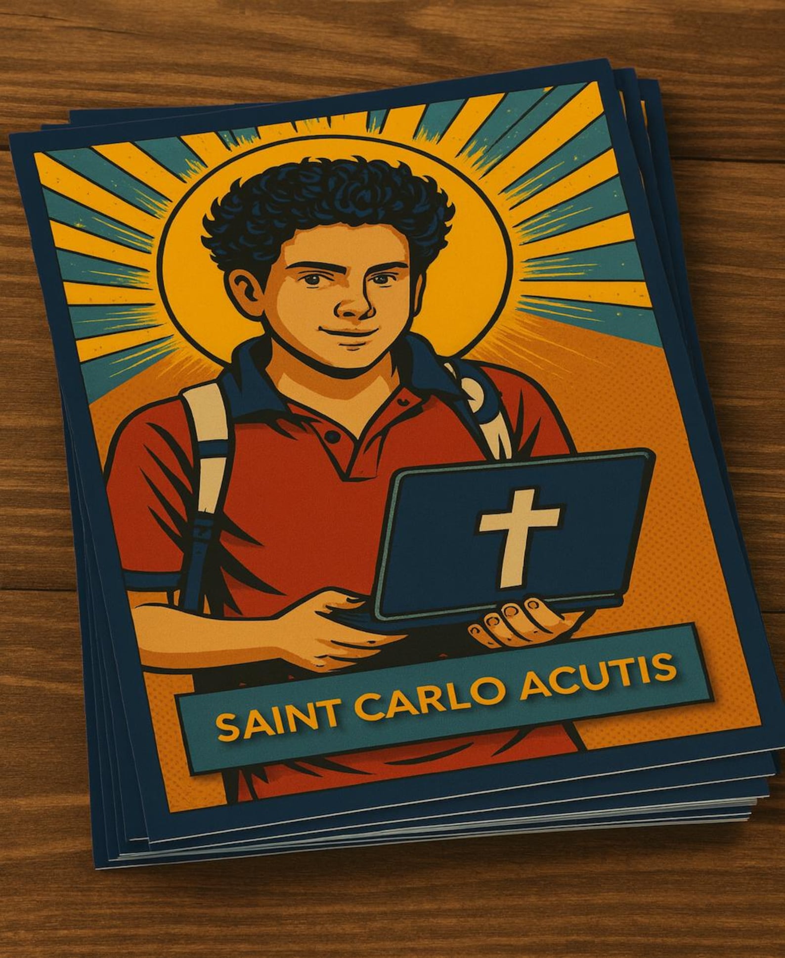 St Carlo Acutis Prayer Cards - available in 50 / 100 packs