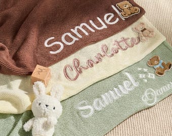 Personalized Baby Blanket | Custom Baby Name Blanket | Embroidered Baby Blanket | Unique Baby Shower Gift
