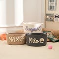 Personalized Pet Toy Basket – Custom Woven Storage Basket with Name, Dog or Cat Toy Organizer, Pet Gift Basket product logo