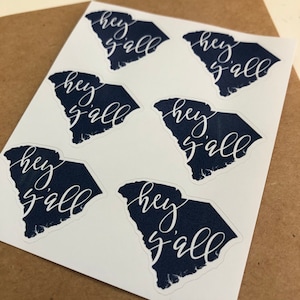 South Carolina State Hey Y&#39;all Stickers