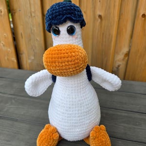 Peluche d&#39;oie au crochet