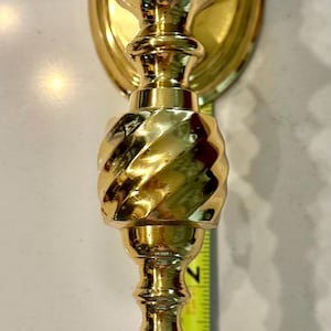 Vintage Brass Wall Candleholder Sconce