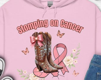 Huvtröja för bröstcancermedvetenhet | Gildan 18500-tröja | Unisex passform, Rosa bandet-stödtröja