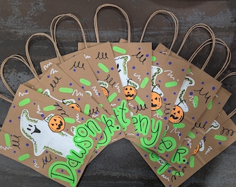 Custom Painted Paper Bags