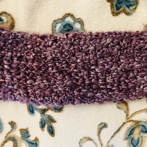 Handmade Soft Purple Headband ~ Woman/Teen - Crochet