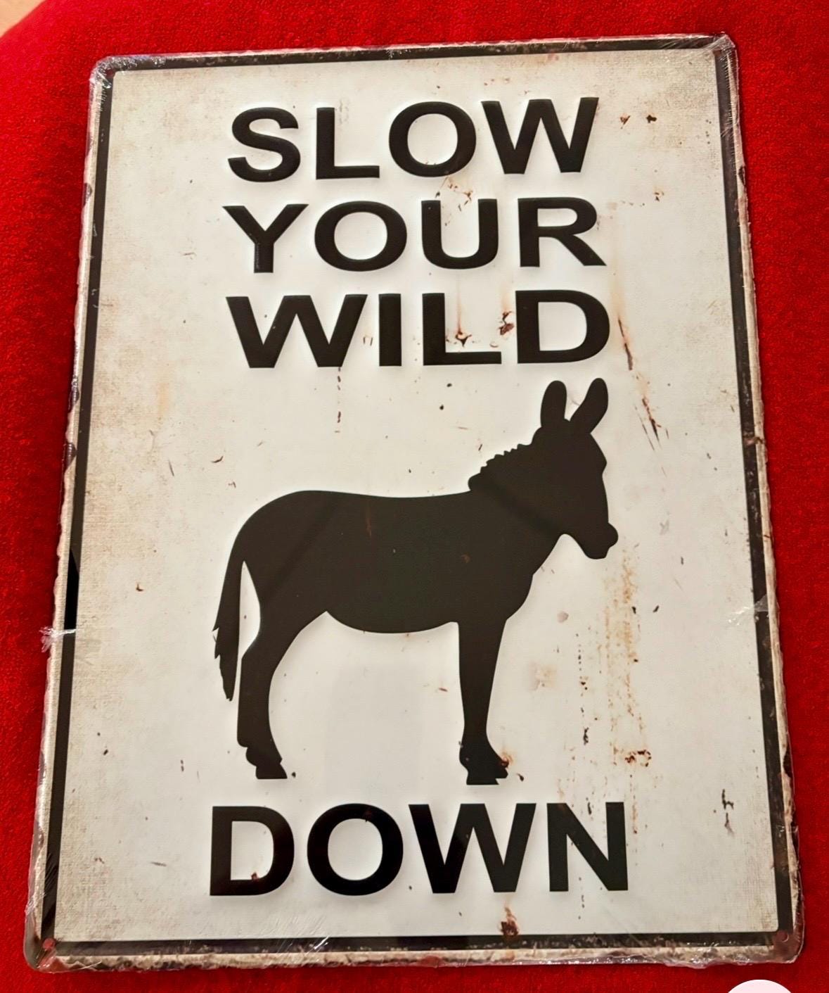 Donkey Rodeo Sign Wild Donkey A** Metal Sign - Etsy