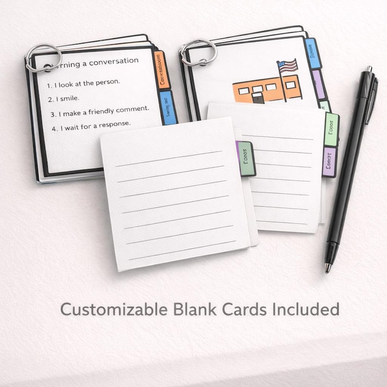 85 Social Skills Cue Cards for Kids | SEL Communication Flashcards ...