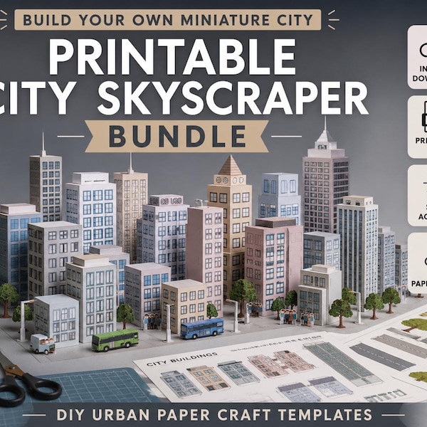 Paper City Models - Etsy