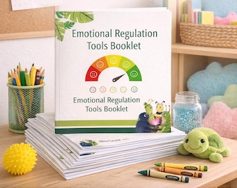 Emotional Regulation Tools Booklet for Kids – Coping Skills, SEL Activities (PDF Download)