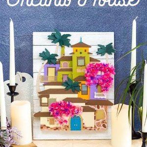 Create your own 3D Encanto House with this detailed DIY paper craft kit—perfect for fans, kids, and creative family fun!