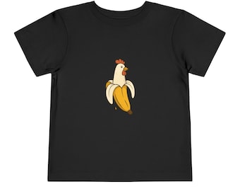 Chicken Banana Toddler Tee – Funny Graphic Kids T-Shirt