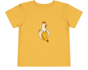 Chicken Banana Toddler Tee – Funny Graphic Kids T-Shirt