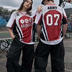 BTS Arirang Hanbok Style Jersey Kpop Football Shirt Korean