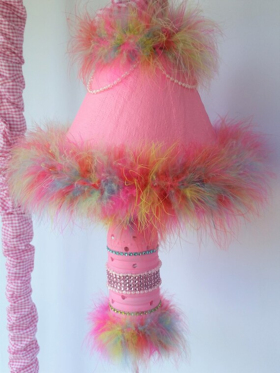 pink floor lamp for nursery