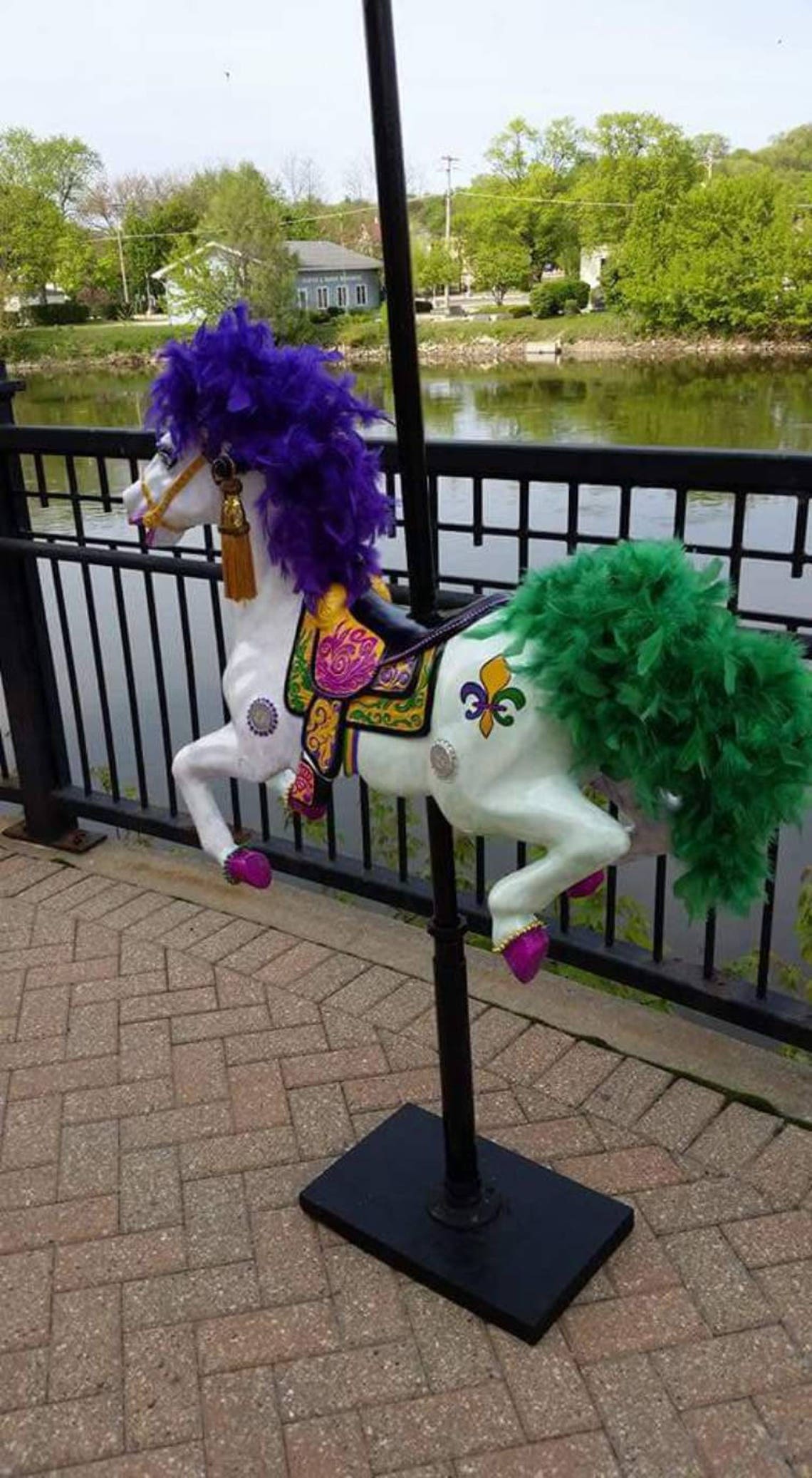 MAGNIFICENT Mardi Gras Carousel Horse SOLD Custom Orders - Etsy