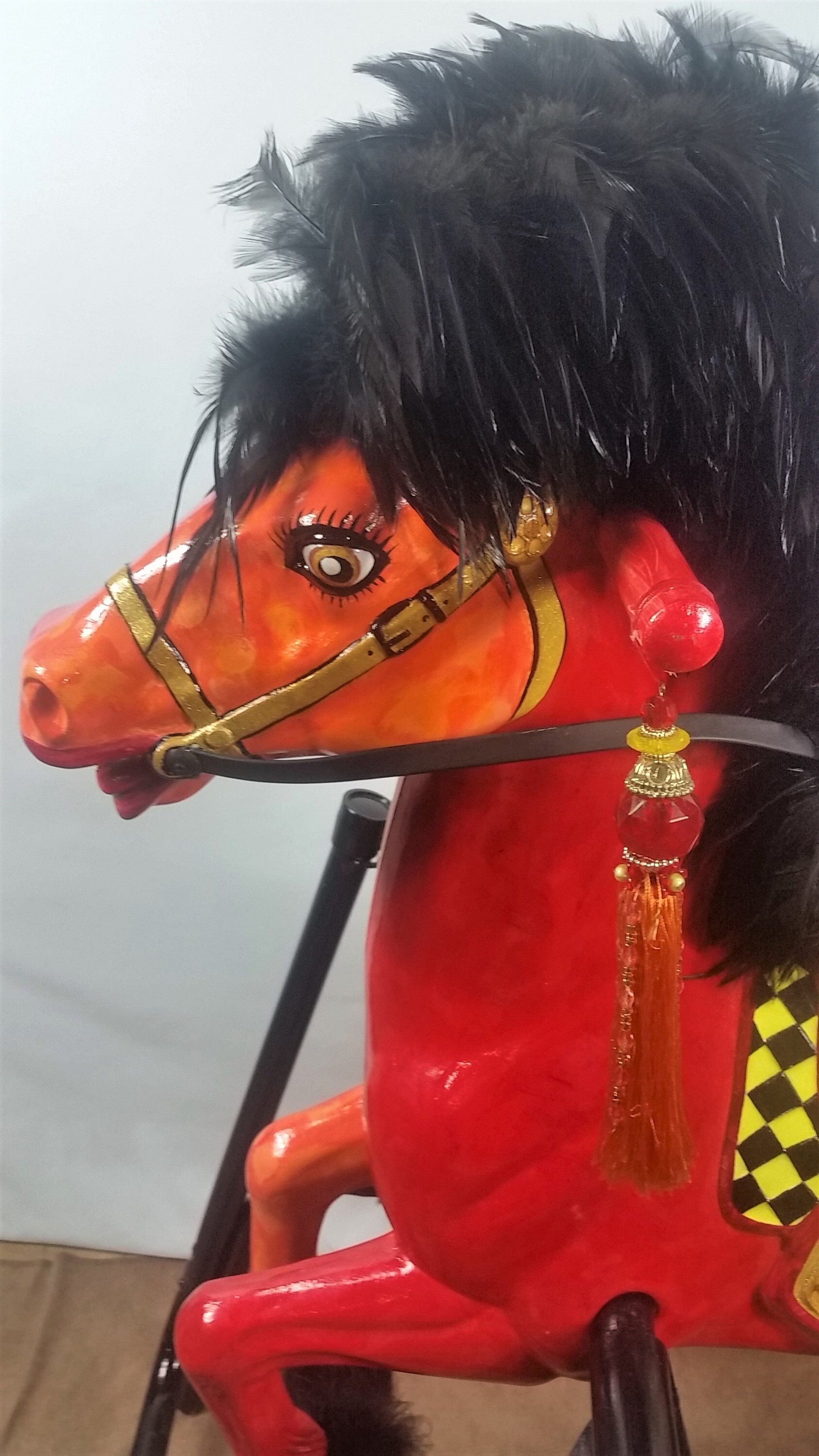 bouncy horse toy with springs
