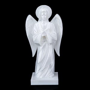 Holy Angel Statue – 3D Printed Religious Figurine | Guardian Angel Christian Home Décor & Inspirational Gift