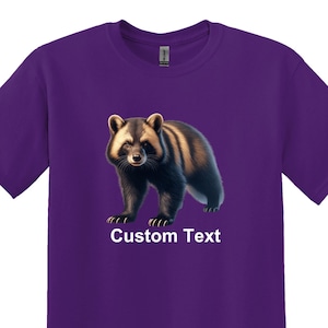 Wolverine T-Shirt, Adult Unisex Shirt, Dog, Pets, Animal, Personalized, Custom, Animal Lover Gift