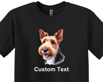 Welsh Terrier T-Shirt, Adult Unisex Shirt, Dog, Pets, Animal, Custom, Welshie, WT, Daeargi Cymreig