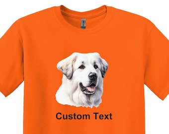 Great Pyrenees Dog T-Shirt, Unisex Cotton Blend Tee