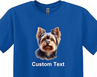 Yorkshire Terrier T-Shirt, Adult Unisex Shirt, Yorkie Dog, Pets, Animal