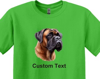 Mastiff T-Shirt, Adult Unisex Shirt, Pets, Animal, Bullmastiff, bandogs