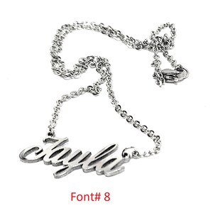 Name Necklace Customized With Your Name, Color. Personalized Initials ...
