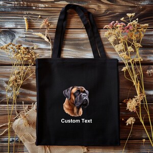 Mastiff Tote bag, Custom Pet Tote Bag, Custom Dog Tote Bag, Pets, Animal, Cat, Personalized, Custom, Bullmastiff, Animal Lover Gift