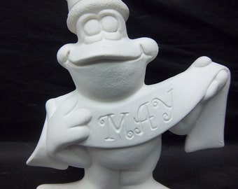 May Frog ceramic bisque u paint it