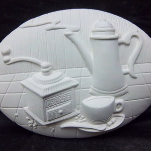 Coffee insert ( MD-2181) U paint it ceramic bisque for your welcome sign