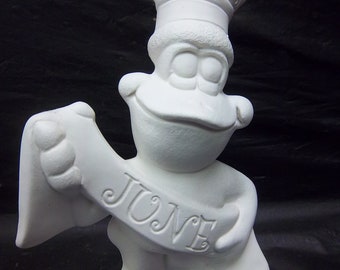 June Frog ceramic bisque u paint it