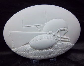 Football insert (1629) you paint- for welcome,basket,cloak,card holder.