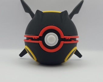 Pokeball inspirada en Shiny Rayquaza, regalo para gamers impreso en 3D