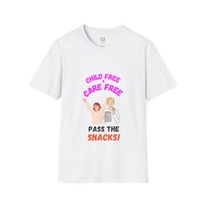 子どもの心配を省いたTシャツ、おもしろTシャツ、両親へのギフト、スナック好きのシャツ、ユニセックスユーモアTシャツ