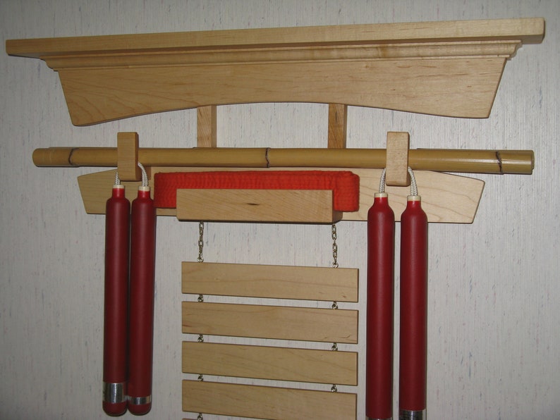 Solid Oak Arch Style Martial Arts Rank Belt Display Rack With Etsy