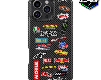 Marcas de motocross, teléfono resistente MagSafe, regalo para motocross