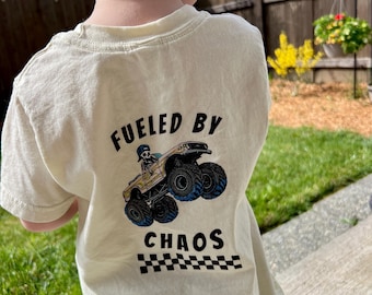 Fueled by Chaos Monster Truck Infant/Toddler Graphic T-Shirt