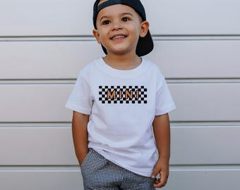 Checkerboard Mini Toddler Graphic Tee