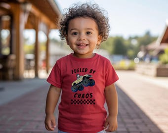 Fueled by Chaos Skeleton Monster Truck Infant/Toddler Graphic Tee