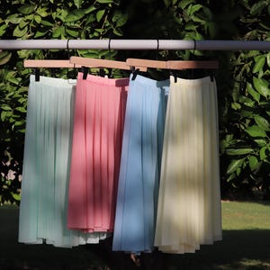 Ballet Rehearsal Skirt, long seamless circle skirt, knee length, Juliet style, pull on, soft mesh fabric
