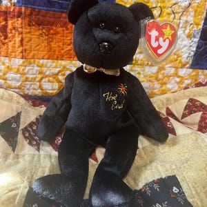 1999 Ty Rare The End Bear Beanie Baby Collectible