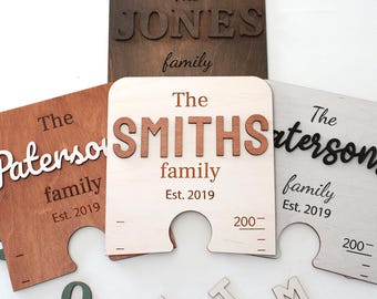Personalized Wooden Growth Chart Ruler, Height Chart for Kids Wall Decor, Custom Name Baby Gift, Nursery Keepsake Ruler Sign